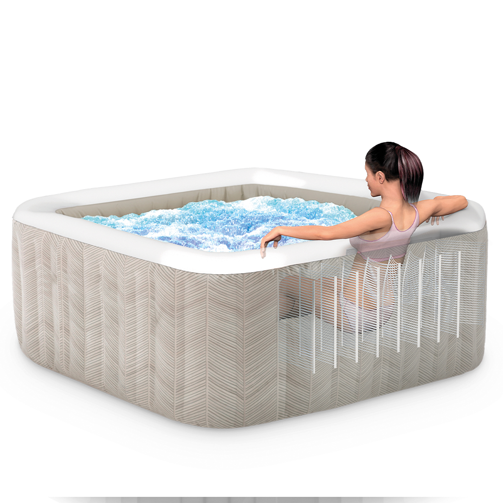 Spa gonflable Chevron 4 places